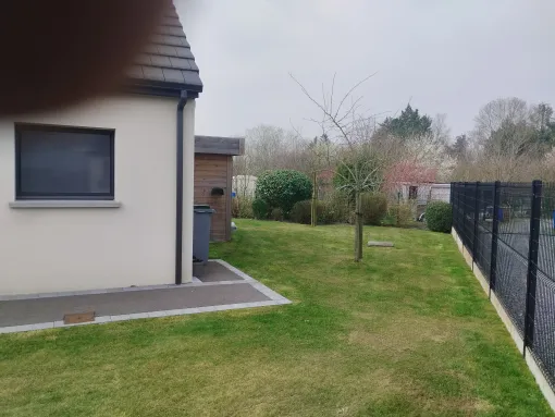 Scarification et réengazonement à Beuverie-la-Forêt avec Les Jardins de Jo, Douai, Les Jardins de Jo