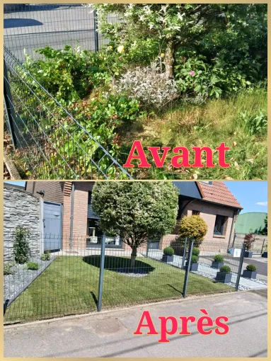 Réalisation d'un chantier à Hergnies par Les Jardins de Jo, Douai, Les Jardins de Jo