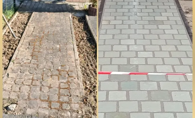 Réalisation d'un chantier à Hergnies par Les Jardins de Jo, Douai, Les Jardins de Jo