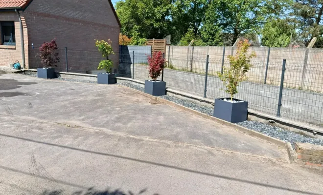 Réalisation d'un chantier à Hergnies par Les Jardins de Jo, Douai, Les Jardins de Jo