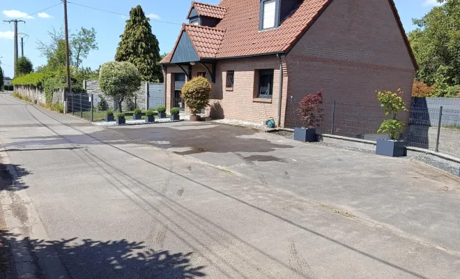 Réalisation d'un chantier à Hergnies par Les Jardins de Jo, Douai, Les Jardins de Jo