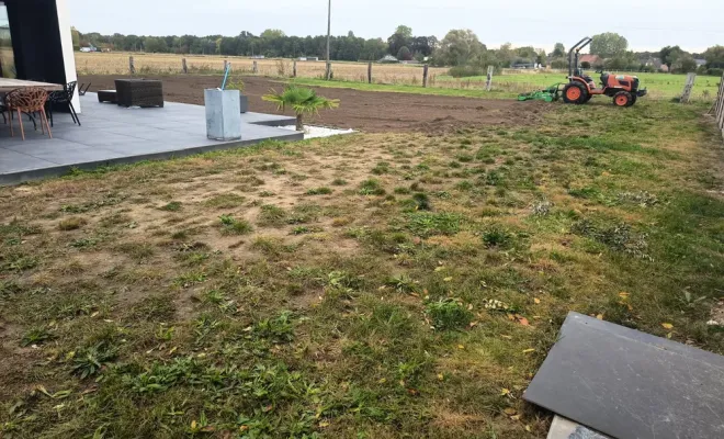 Travail des terres et engazonnement à Saint Amand les Eaux, Douai, Les Jardins de Jo
