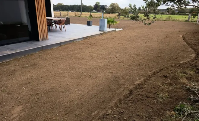 Travail des terres et engazonnement à Saint Amand les Eaux, Douai, Les Jardins de Jo