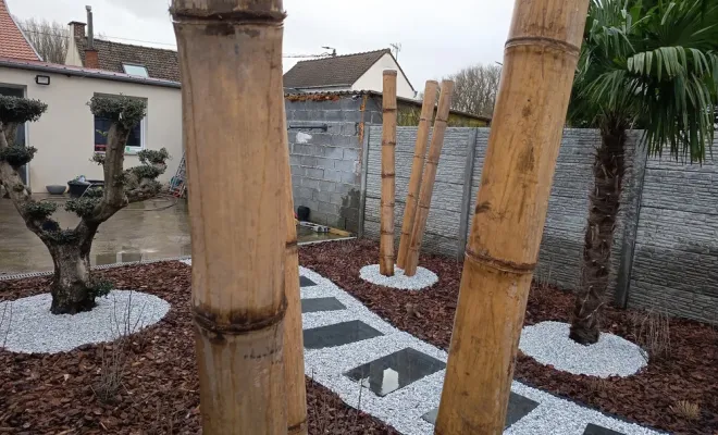 Avancement de la création paysagère à Roeulx, Douai, Les Jardins de Jo